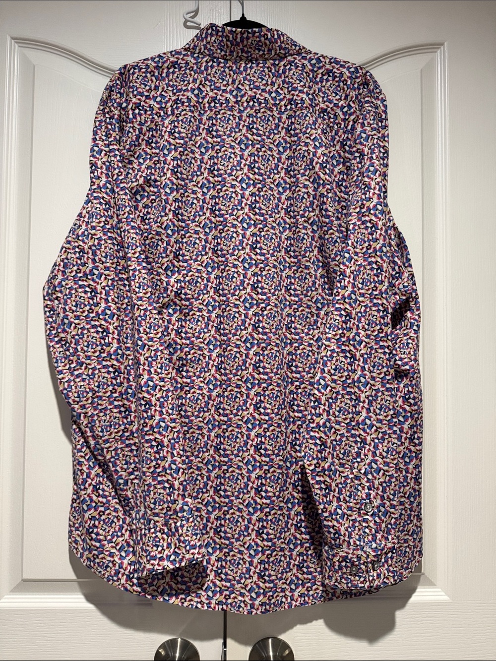 Joe Bananas Multicolor Abstract Print Long-Sleeve Button-Down Shirt - Picture 9 of 11